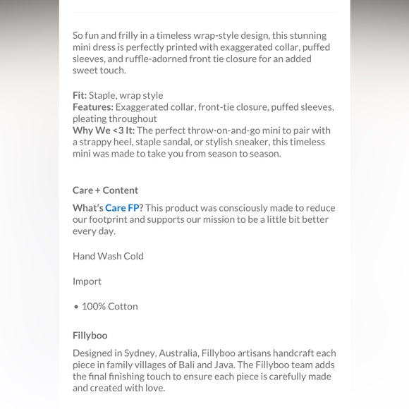 Free People x Fillyboo Love Street Wrap Mini Dress - Picture 15 of 17